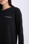 Regular Fit Crew Neck Rhinestone Long Sleeve T-Shirt D8081Ax25Sp - 4