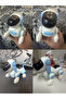 Blue Smart Interactive Robotic Dog,Simulated Walking, Light, Sound, Music, Children's Educational Cr - 6