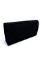 Black Nubuck Women's Evening Dress Bag - 5