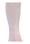 Stoned Shiny Bow 2-12 Years Old Pantyhose - White 12-13 Years Old - 6