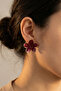 Women's Colorful Enamel Flower Earrings - 2