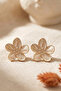 Women's Colorful Enamel Flower Earrings - 4