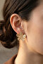 Women's Colorful Enamel Flower Earrings - 3