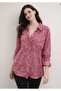 Standard Size Wash Detailed Long Sleeve Shirt - 2