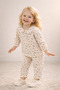 Girl's Muslin Fabric Floral Patterned Set – 100% Cotton, Comfortable and Stylish