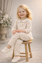 Girl's Muslin Fabric Floral Patterned Set – 100% Cotton, Comfortable and Stylish - 2
