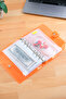 Accumulation Agenda - Budget Planner Wallet - Transparent Orange