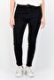 Women Skinny Fit Plain Stretchable Jeans, Black