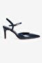 Women's Stiletto Pointed Toe Heeled Shoes İrisa Navy Blue - 3