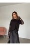 Lace sleeve basic t-shirt - black - 4