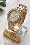 Lapetus Gold Roman Numeral Women's Wristwatch