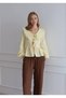 Long Sleeve Ruffled Front Tie Detailed Blouse - 6