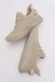 Men's Lace-Up Knitwear Sports Shoes Beige Beige - 6