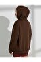 Women's Three Thread B Printed K Hooded Cotton Inside Soft Textured Regular Cut Sweatshirt - 6