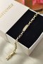 Xuping Bracelet - Vip Xuping Jewellery Stone Model Gold Xuping Bracelet 17+2cm - 4