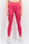 Women Sportswear Fit Pull On Training Leggings, Fuchsia