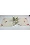 مفرش طاولة مطرز بنقشة الرمان 40x140 من الكتان، مفرش طاولة أنيق للعرض، للاستخدام اليومي وللمناسبات الخاصة - 5