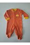 3-Piece Baby Rompers Set 0-3 months White Orange Yellow Baby Gift Bodysuit Set - 5