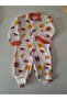 3-Piece Baby Rompers Set 0-3 months White Orange Yellow Baby Gift Bodysuit Set - 3