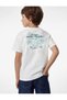 Cotton Crew Neck Short Sleeve Printed T-Shirt - 3