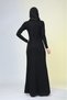 Women's Hijab, Long Sleeve, Lined, Non-Visible under Clothing, Flexible and High-Quality Fabric Evening Dress - 8