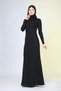 Women's Hijab, Long Sleeve, Lined, Non-Visible under Clothing, Flexible and High-Quality Fabric Evening Dress - 6