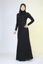 Women's Hijab, Long Sleeve, Lined, Non-Visible under Clothing, Flexible and High-Quality Fabric Evening Dress - 5