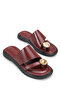 Gemma Sia Women's Flip Flops 0012287 Cherry Rustic