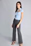 Straight Fit Zippered Regular Waist Pants H3104Ax26Sm - 3
