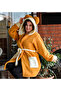 Pocketed Hooded Welsoft Fleece Dressing Gown – Daily Home Use