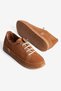 Women's Nubuck Leather Lace-Up Comfort Shoes Velan Taba - 4