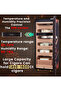 Electric Cigar Humidor Cabinet C5 – 1400 Capacity Spanish Cedar with Touch Control - 6