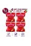Kittys 4-Piece Soap Shower Loofah Set (Strawberry Soap Scented Shower Loofah)