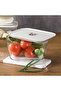 Fika Clik Rectangular Storage Container 2600ml Beige - 3