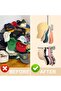 2 Pack Hat Racks for Baseball Caps,Multi-Purpose Metal Hook Organizer,Wall Mount Storage Hanger - 6