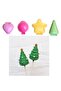 New Year's Lollipop Cake Cakepops Making Set 104 Pieces Muffin Pop Cake Chocolate Mold Lollipop Stick - 3