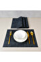 Black 4 Piece American Service Set 30X45 cm