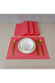 Plaid Cherry 4 Piece American Service Set 30X45 cm
