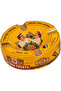 8.75” Porcelain Cigar Ashtray – Yellow Limited Edition - 6