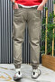 Men's Elastic Waist Lycra Cargo Pocket Gabardine Trousers - 6