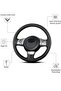 Kazi Store PU Leather Steering Wheel Cover compatible with Toyota FJ Cruiser 2007-2024, Hand Stitche - 4