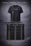 Men's Gym Written Black T-Shirt 100% Cotton Minimal Sport Streetwear Oversize - 5