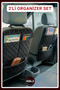 Thai Feather Car Seat Back Item Organizer Organizer Car Interior Auto Accessory Protective Case 2Pcs