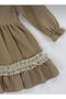 Eid Baby Girl Dress Lace Embroidered Baby Collar Vintage Muslin 2017 - 4