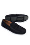 , Men's Genuine Leather Casual Shoes 1611065Ze0772 Navy Blue - 6