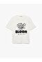 Regular Fit Short Sleeve Crew Neck Floral Printed Cotton T-Shirt - 3