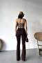 Women's Pensli Flared Jeans Trousers Brown 7021-78 - 6