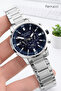 2 Years Warranty Steel Band Inner Dial Features Active 3 Atm Men's Wristwatch Ef.03319.2