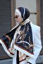 Elegant Links Voile Silk Shawl Black - 6