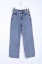 Women's Wide Leg Relax Jeans Pants Medium Blue 718-62 - 6